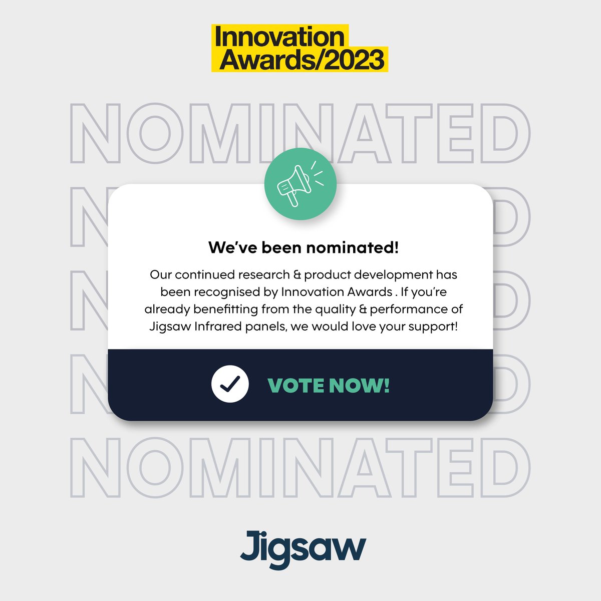 connectinfrared's tweet photo. Exciting news! We're nominated for Innovation Awards 2023 🙌

In the category of Sustainability Innovator of the Year 🌍🌱

Please spare a minute to VOTE for us.

Thanks for being part of our journey and supporting our solutions.

🚨VOTE HERE NOW: https://t.co/MkiZwn3C8C🚨 https://t.co/UMwioU3KML