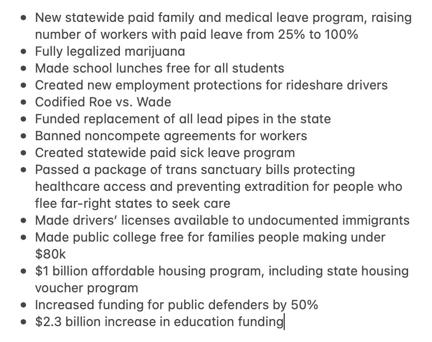 Absolutely staggering list of accomplishments in Minnesota’s 2023 legislative session that puts @nydems to shame. This is what we could be doing, with a functional state gov. (btw there’s still time to pass #goodcause and protect millions of people from evictions & rent hikes)