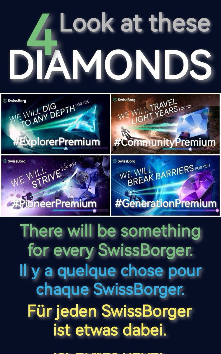 UniverseBorg's tweet image. 👍💚💐 Congratulations 🥂🍾🍀
Welcome to the #GenerationPremium Team 
#ProudPremium
#weareswissborg
#NousSommesSwissBorg
#CHSB #swissborg
#SmartEngine #SmartSend
#TheFutureIsBright with @swissborg
#SwissBorgEarn 
#Thematics 🚀
@alex_fazel @Cyrus_Fazel @Banz1337 @sbh69 @dadex110