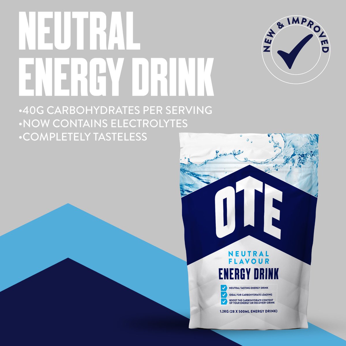 NEW Product Day 🪄 All the energy; none of the flavour. Neutral Energy Drink is one of our most versatile products. Drink on its own, or add to smoothies, protein shakes, porridge. Or add your own favourite flavour with fruit juice or Hydro tabs? otesports.co.uk/product/neutra…