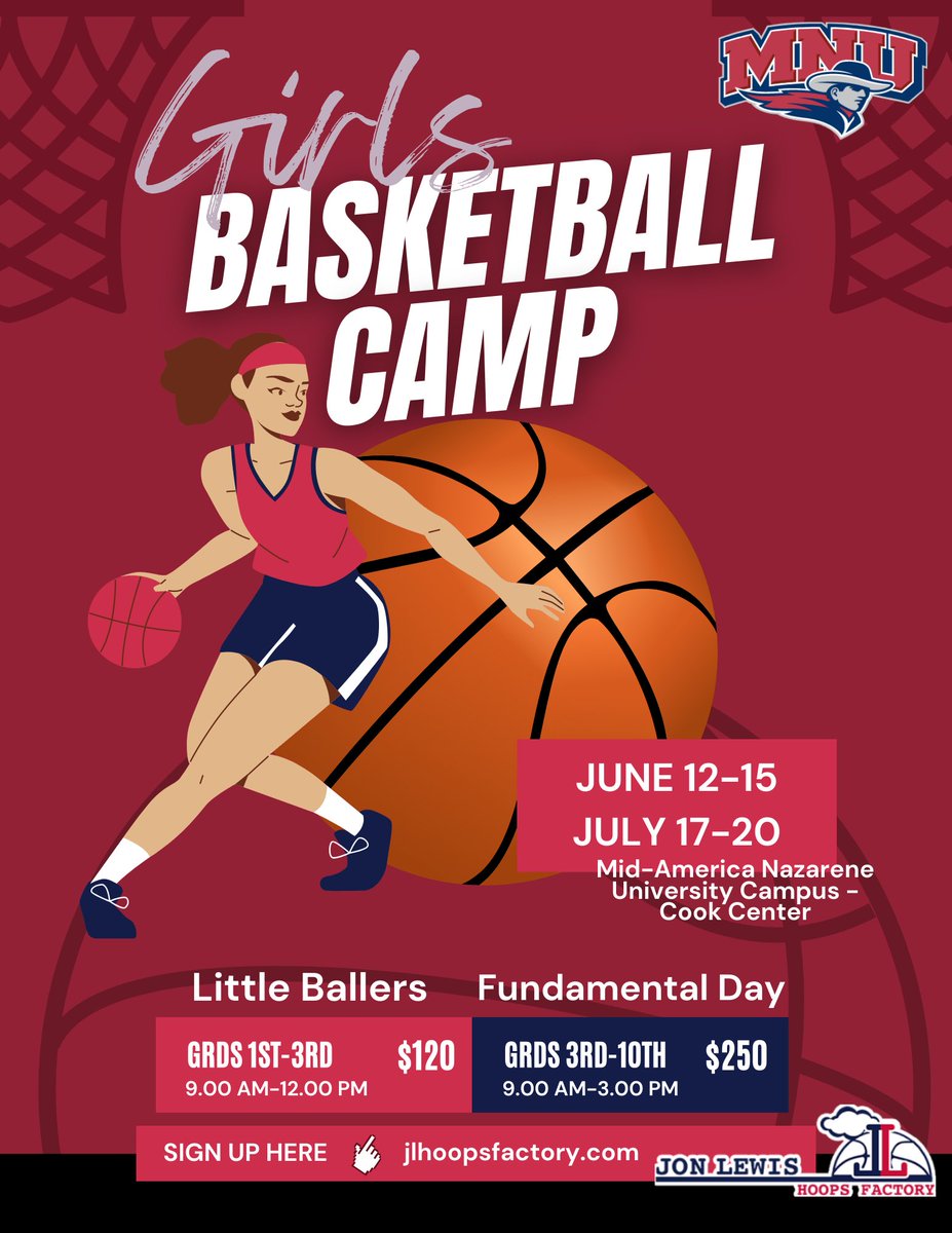 Camps are coming up!! We are excited to have you all in the gym together - register at jlhoopsfactory.com today! 🏀✨
