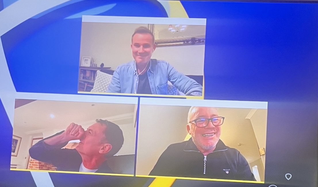 samina_monaghan's tweet photo. Great🏴⚽️Extra show @darrellcurrietv 👌🏻
A Very Well Done to Chris 16-15👏🏼👏🏼👏🏼🤩💫
Great swing ⛳️🏌🏻♀️🏌🏻♀️@stephencraigan & @HamiltonRory
Loving💕the well-earned Roll and Sausage with Red Sauce😋🤣
#corrupt 🤷🏻♀️
#bigbignosewins 👃🏻🤣
#GoodBanter #ScottishFootballExtraShow 🏴⚽️👍🏼😊💫 https://t.co/PkATPvKC7g
