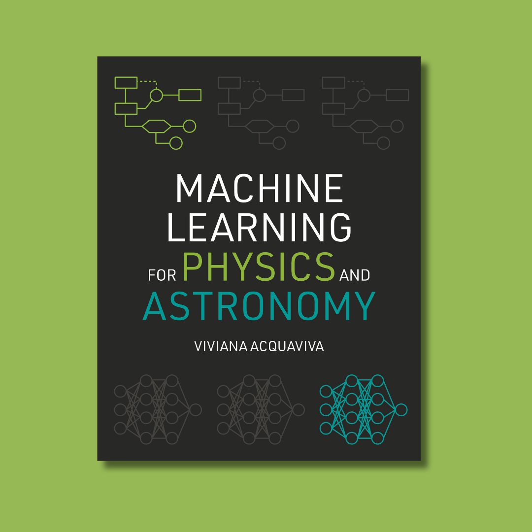 PrincetonUPress's tweet image. It&apos;s ebook pub day for Machine Learning for Physics and Astronomy by Viviana Acquaviva! If you are interested in an exam copy to review for course adoption, head to our website for the request form: hubs.ly/Q01QWtrF0
#PhysicsTwitter #AstroTwitter @AstroVivi