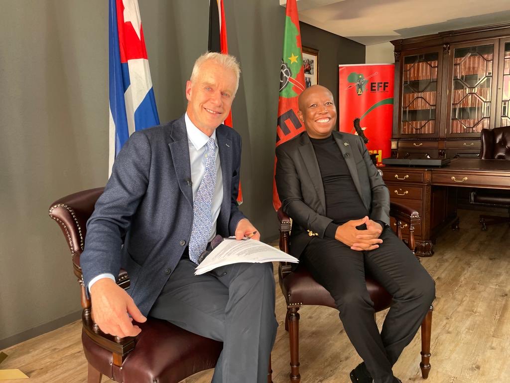 Don’t miss Wednesday’s interview with leader of South Africa’s Economic Freedom Fighters ⁦@Julius_S_Malema⁩