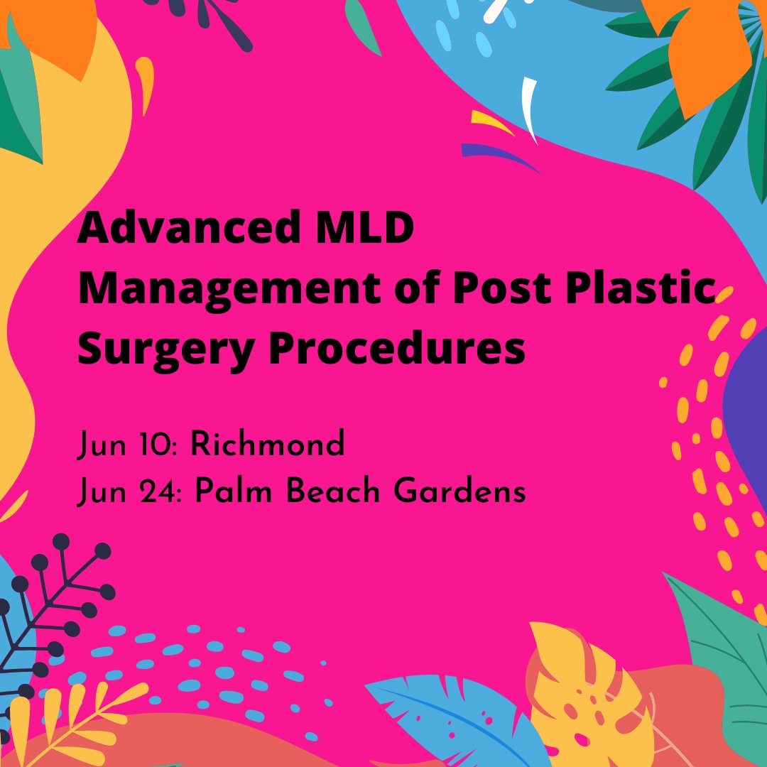 ACOLSFlorida's tweet photo. June is just around the corner! Register for a course today!
https://t.co/r44zFmB3MY 1-772-589-3355
.
#acols #academyoflymphaticstudies #completelymphedemacertification #manuallymphdrainage #mld #lymphatics #vodder #voddertechnique #voddermethod #lymphedema #lymph https://t.co/o9nLtNECQi