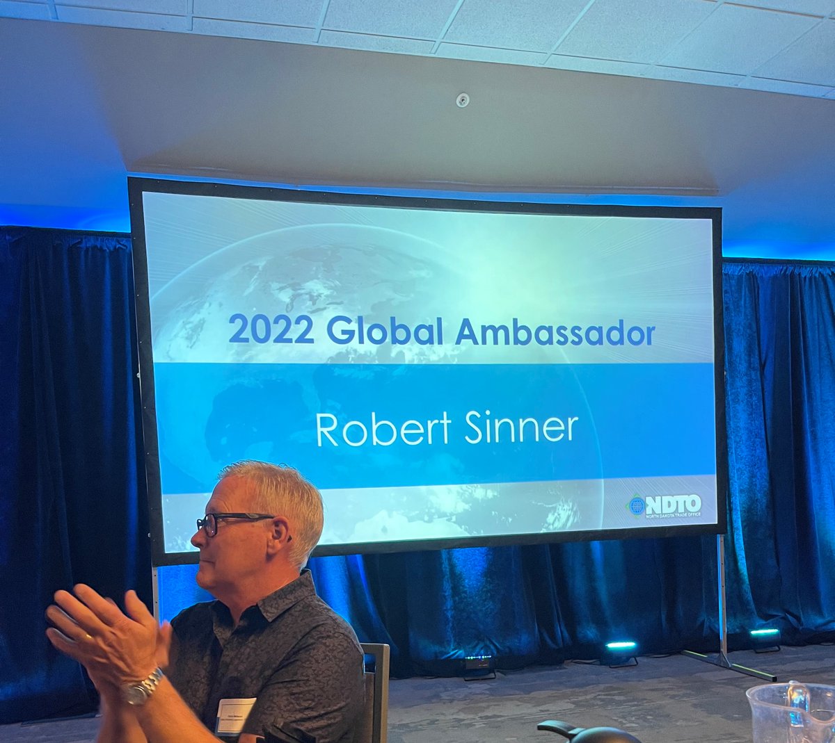 SBBFOODS's tweet photo. Congratulations to Bob Sinner of SB&amp;B Foods for being awarded the 2023 North Dakota Trade Office Global Ambassador Award! https://t.co/BErALxORFL