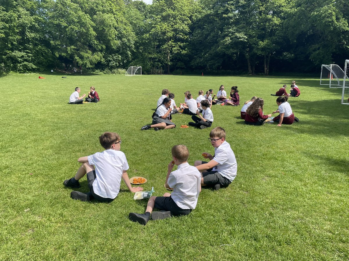 TyntesfieldMS's tweet photo. And a great picnic in the sunshine (or shade) to enjoy them. Ketchup on a scone - who knew?! https://t.co/lDBdJUeugU
