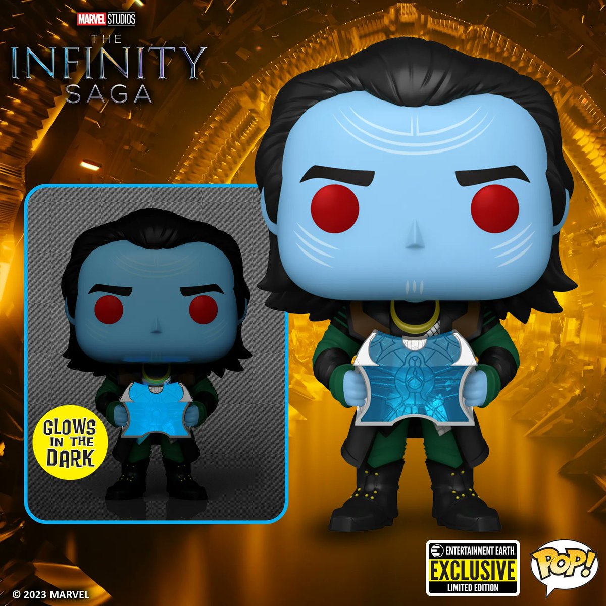 Funko Pop de #GiantFrostLoki de  #TheInfinitySaga de #MarvelStudios.