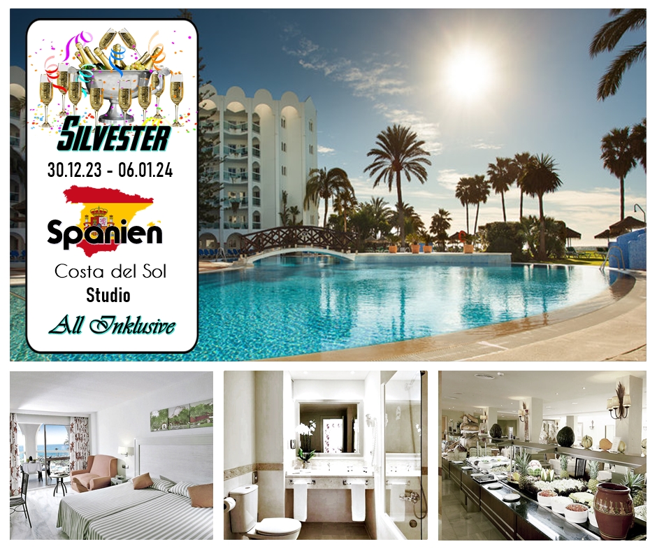 🎉🎆 Silvester an der Costa del Sol feiern 🥂🍾
🇪🇸 7 Tage Spanien - Provinz Malaga 🇪🇸
🍲🍴 All Inklusive 🍷

➡  flughafen-lastminute.de/lastminute/?re… 👀

🔊 Werbung #silvester #urlaub #reisen #spanien #costadelsol #malaga #nerja