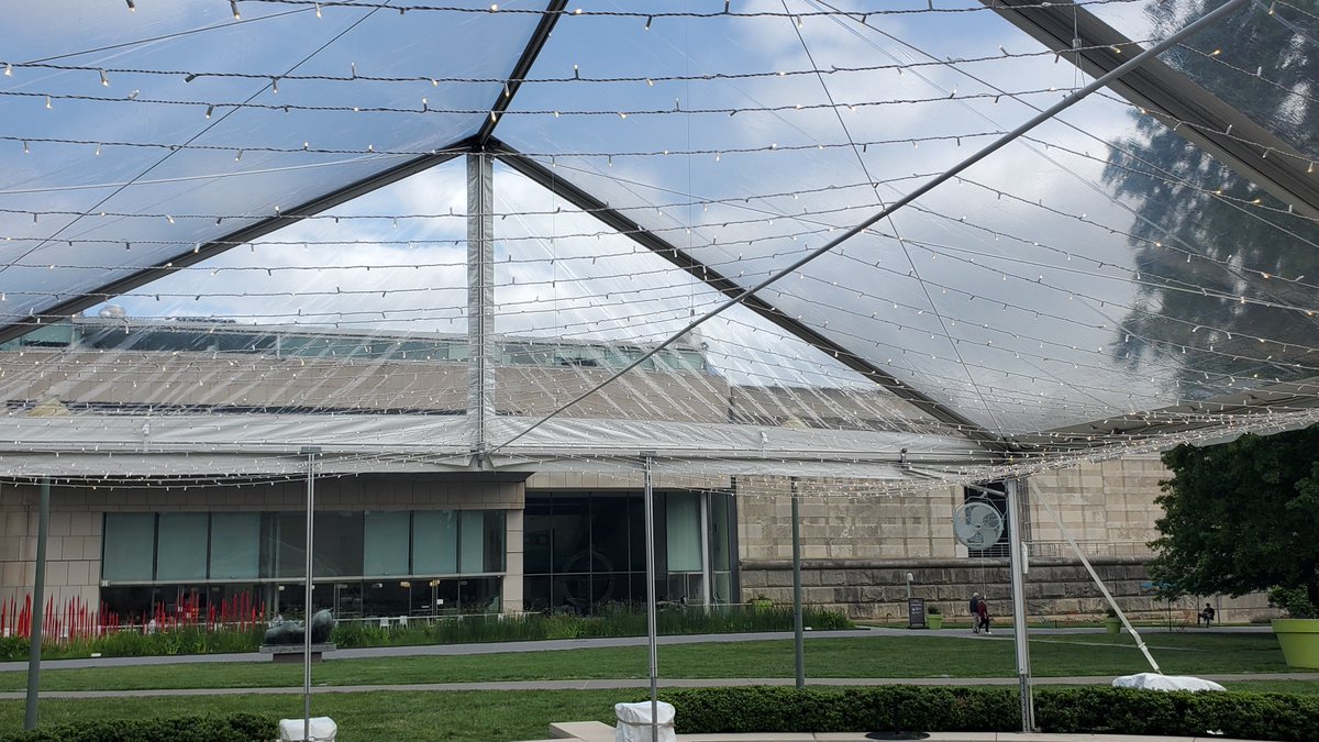 Special occasion require special tents and TopTec's FutureTrac with clear top gves the Virginia Museum of Art extended shelter for their events.  Thank you to the team at Rent E-Quip for providing the photos of their install.

#RentEQuip #eventtents #partytents #cleartoptents