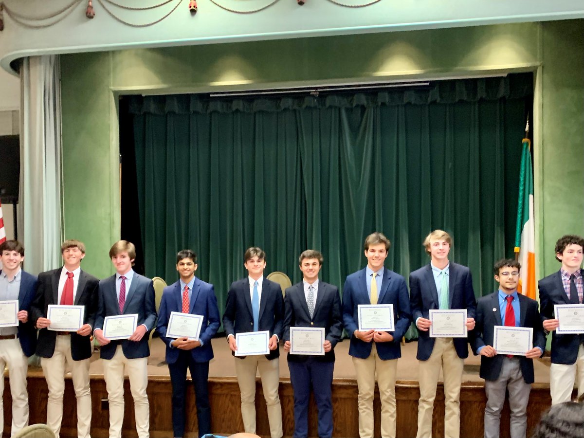 fairfieldprep's tweet photo. Congratulations to Prep's top scholars honored at the annual Rotary Club of Fairfield Achievement Recognition luncheon. We applaud their commitment to excellence in the Jesuit tradition! #BeIgnited #PrepExcellence @jesuitschools https://t.co/Kl7P34wyz5
