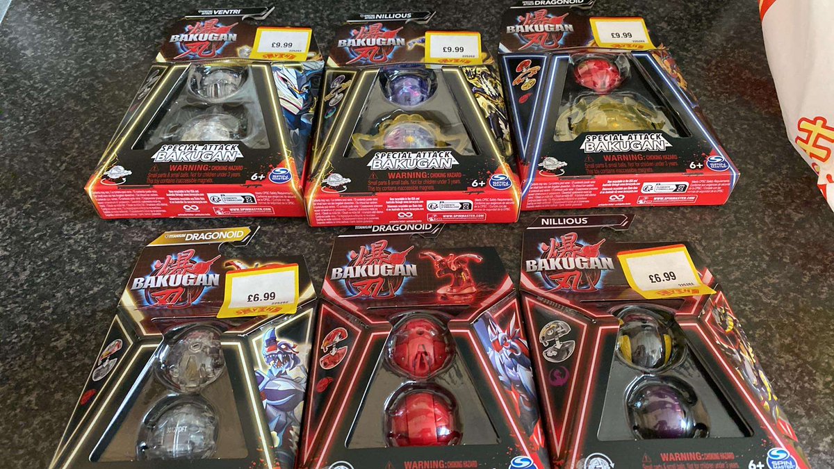 The Third Generation of Bakugan has begun popping up in UK stores. Gen 3 products have been found at Smyths in the United Kingdom.