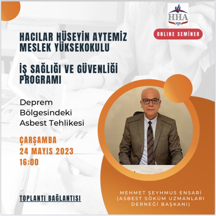 Deprem bölgesi ve Asbest Tehlikesi seminerinde #isg bölümü öğrencileri ile buluşuyoruz. <a href="/kirikkaleunv/">Kırıkkale Üniversitesi</a> <a href="/EnsariSeyhmus/">Mehmet Şeyhmus ENSARİ</a> <a href="/isghabercomtr/">İSG HABER™</a> #katiltozasbest #asbestos #deprem