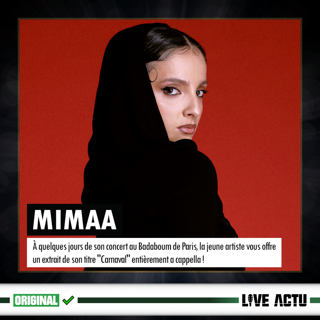✔️ #Original // La session live

<a href="/mimaa_lp/">MIMAA</a> vous offre un extrait de son titre « Carnaval » a cappella 😍🔥 Rdv le 1er juin au <a href="/lebadaboum/">Badaboum-paris</a> 🗓️

🔹 Voir l'épisode 👉 instagram.com/p/CsmHhNluTVT/
🔹 Prends tes places 👉 badaboum.paris/event/7976/