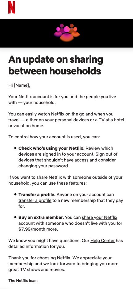 Netflix password sharing to cost $7.99 per month in the U.S.

🔗: about.netflix.com/en/news/update…