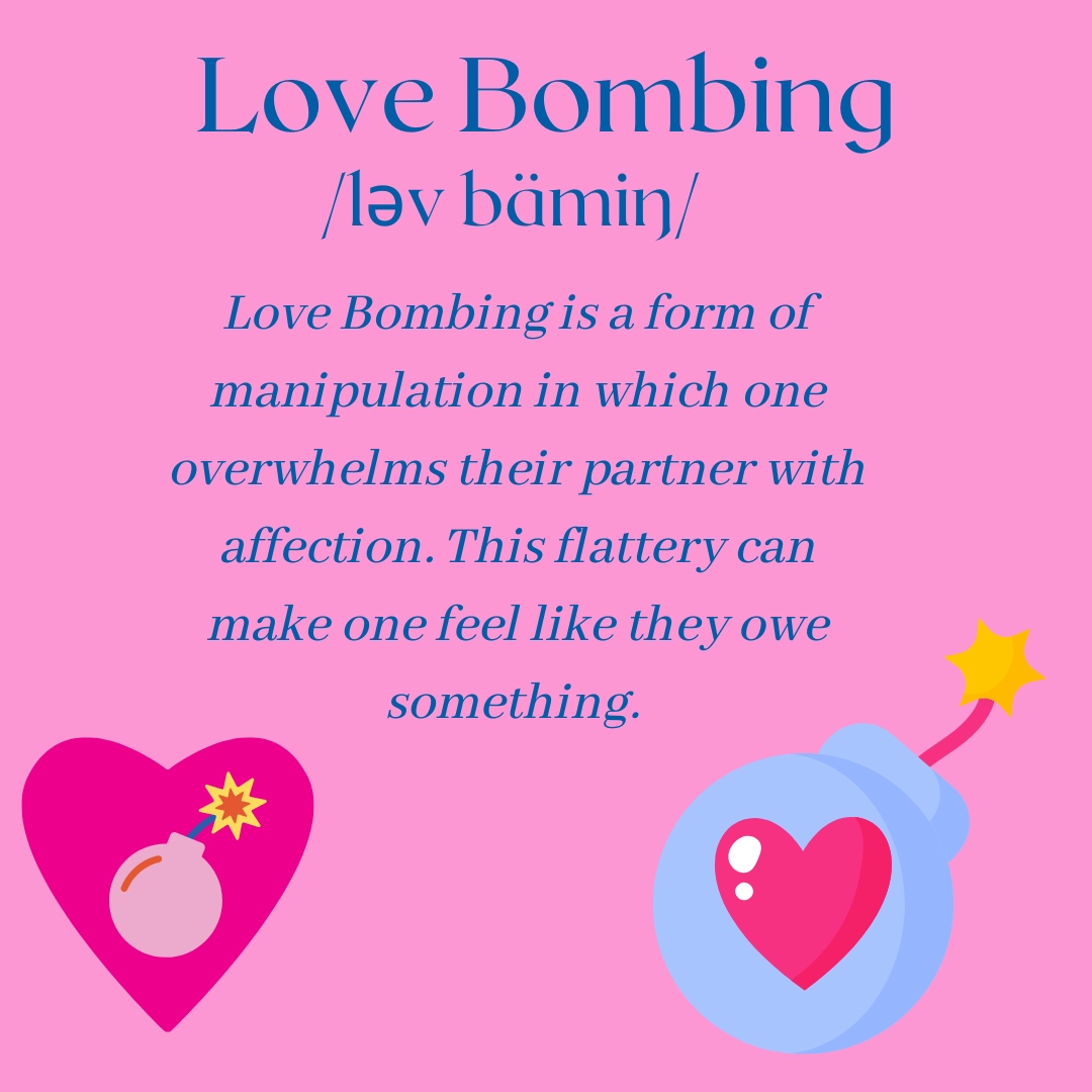 uhppyhp's tweet photo. Have you ever heard about love bombing? Give examples in the comments! #love #lovebombing #UHPP #plannedparenthood #education #healthyrelationships https://t.co/r55zwCPCwx