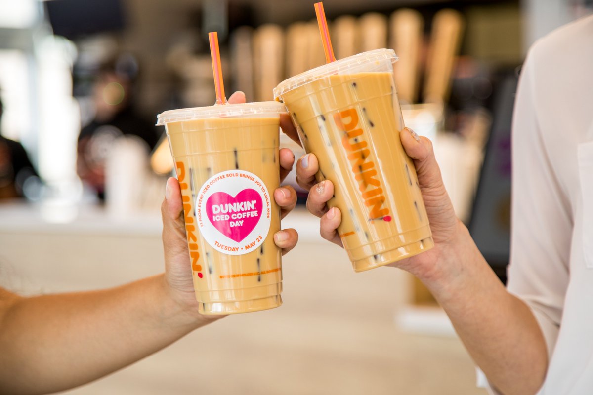 For today only, head on over to your local Dunkin' & with every iced coffee you enjoy, $1 will be donated to the @dunkindonuts' Joy In Childhood Foundation. Let's #bringjoy to kids in local hospitals, such as @LVHN's Reilly Children's Hospital. 🍩🫶