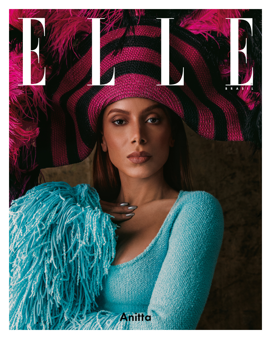 Elle Brazil Volume #12 2023 : Erykah Badu By MAR+VIN & Anitta By Gleeson  Paulino