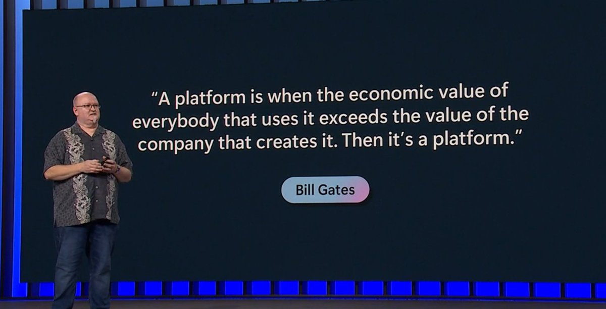 jerrynixon's tweet image. Uh. Microsoft is worth nearly $2T, so... good luck. 
#MSBuild #MicrosoftBuild2023