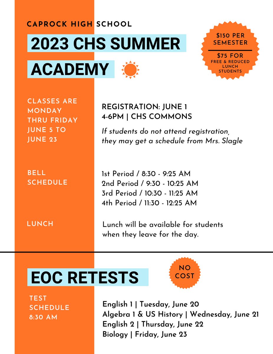 Caprock High School tweet media