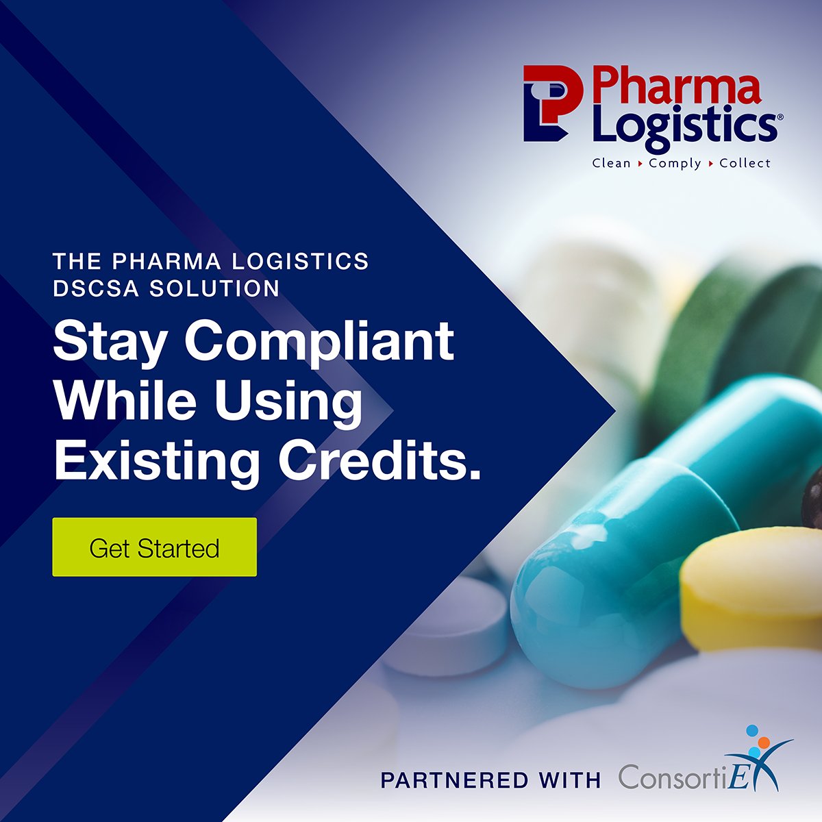 PharmaLogistics's tweet photo. Our DSCSA solution offers credit-based options to stay compliant with upcoming regulations. Our partnership with @ConsortiEX provides greater flexibility, cost efficiency and assurance that you remain compliant https://t.co/K3NvwnFahY
#pharmalogistics #dscsacompliance #consortiex https://t.co/yCa0LJDkXY
