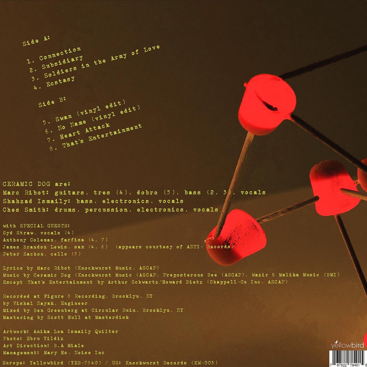 I designed the album art for the new Ceramic Dog LP “Connection”. Title track out now on all streaming platforms, full album out 7/14🙃