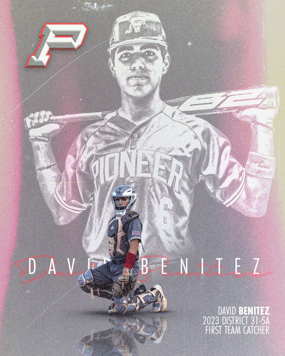 Congratulations to David Benitez
1st Team All-District Catcher