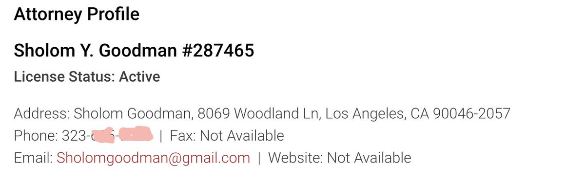 So who is Sholom Y Goodman?

Sholi, Sean,  Phygital

Well @PhygitalBeast is a Bar card carrying lawyer w/ a horrific legal history

🧵 1/12