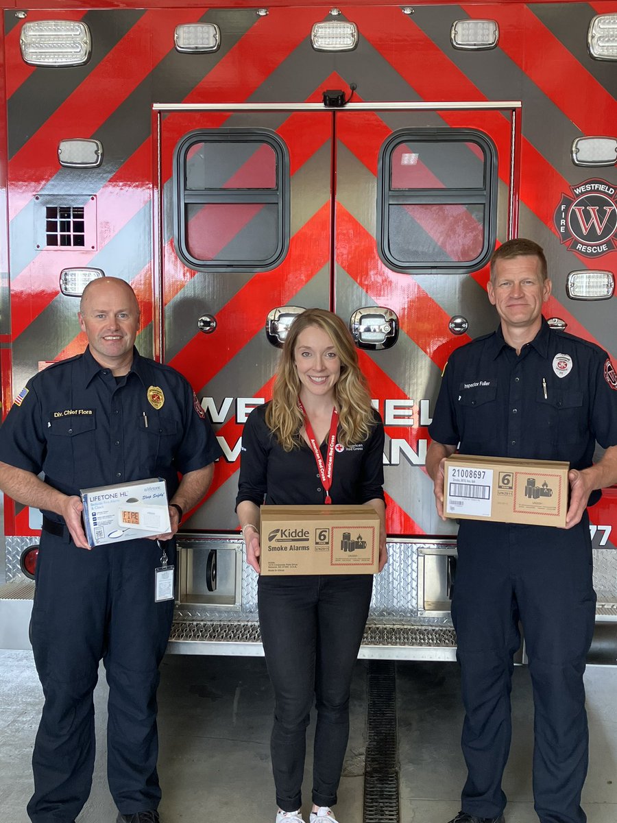 Special thanks to @WestfieldFire for partnering with us to install free smoke alarms. #EndHomeFires