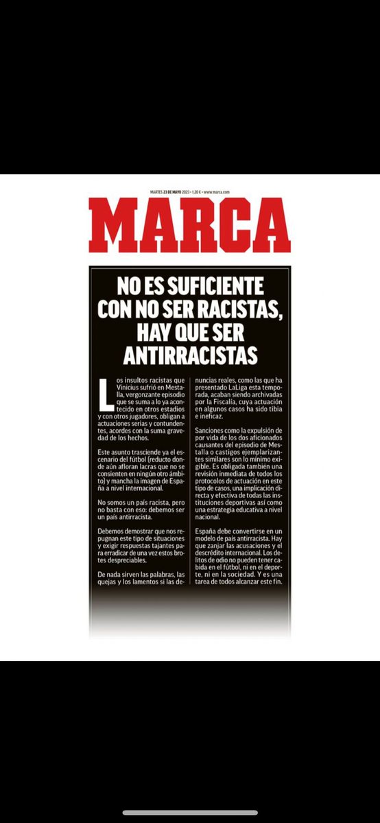 AlexArmesto's tweet photo. @marca la hipocresía hecha diario. https://t.co/66IlXAaZo4