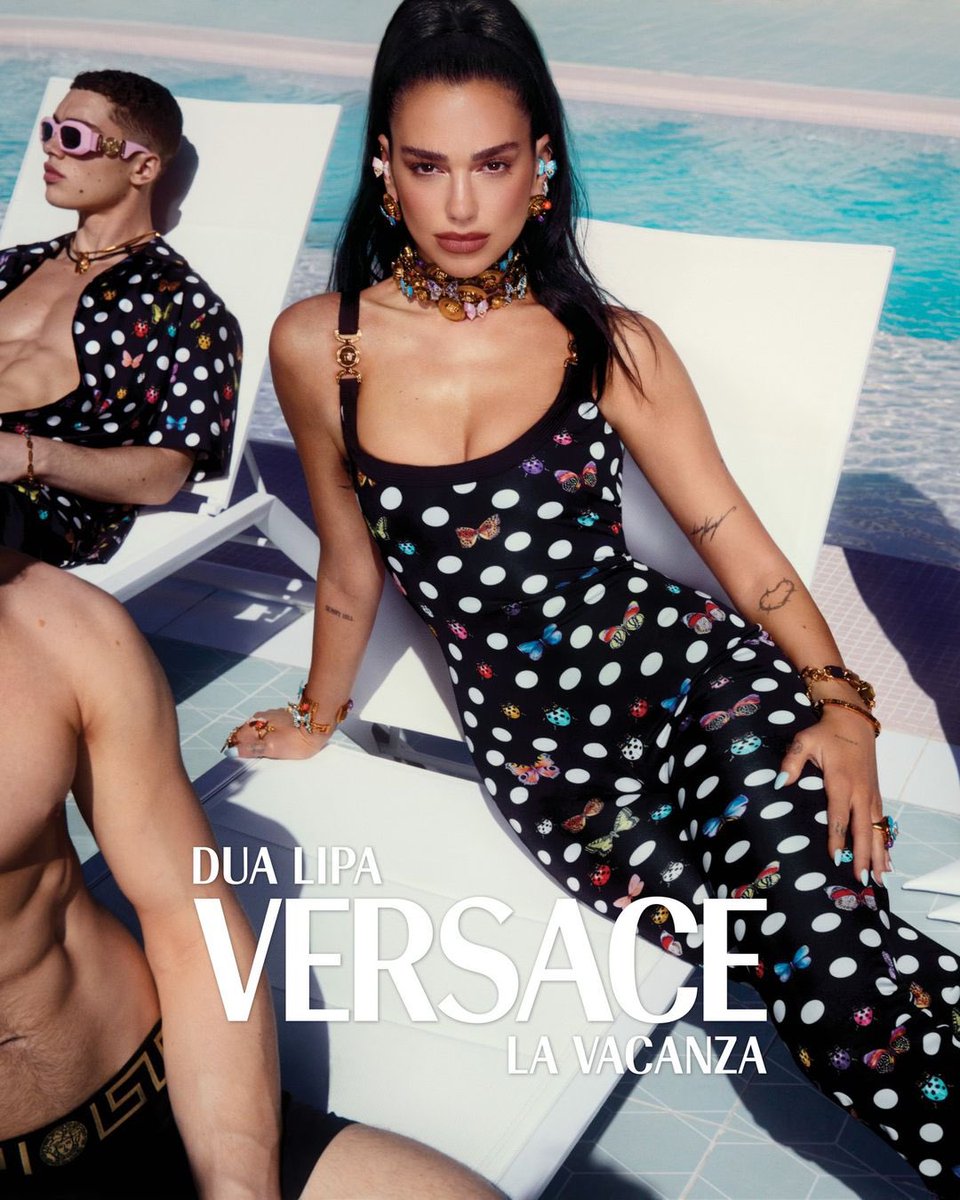 Dua Lipa for Versace.