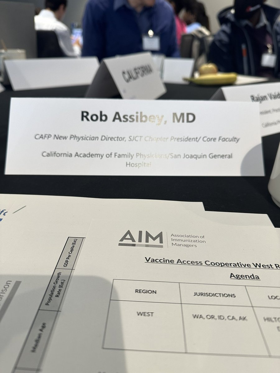 Excited to be invited to the Association of Immunization Managers regional meeting with like minded individuals to address barriers to vaccines for children, more specifically COVID vaccine. #VaccinesWork #FMRevolution #MakeHealthPrimary #FMRising @ImmunizeCa @cafp_familydocs