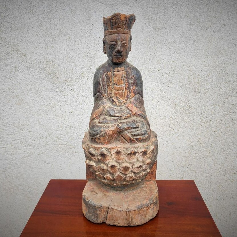 #Chinese #Ming #Dynasty #carved #wooden #figure  added, for price, info & photos please click on the link antiquesandfinefurniture.com/details.php?SD… #interiordesign #vintage #vintagehome #vintageshop #vintagefinds #antiques #antiquesinuk #antiquesireland #antiqueshop #antique #antiquesuk