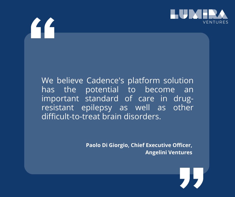 Lumira Ventures (@lumiraventures) on Twitter photo We are pleased to announce the Angelini-Lumira Biosciences Fund's lead investment in Cadence Neuroscience. The financing will allow the company to advance clinical trials beginning with drug-resistance #epilepsy developed in partnership with Mayo Clinic.
bit.ly/3IFVhQb We are pleased to announce the Angelini-Lumira Biosciences Fund's lead investment in Cadence Neuroscience. The financing will allow the company to advance clinical trials beginning with drug-resistance #epilepsy developed in partnership with Mayo Clinic.
bit.ly/3IFVhQb