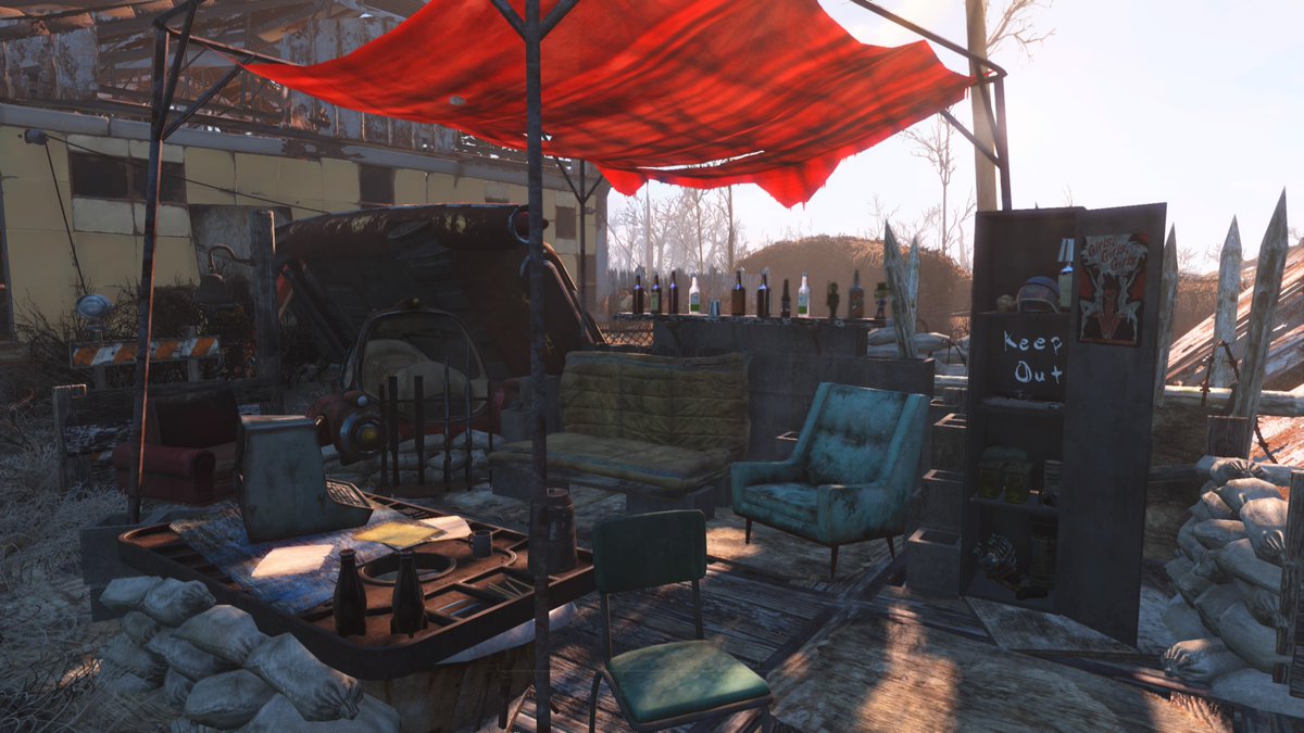 The General on Twitter "Second trading post done. On to the armory now