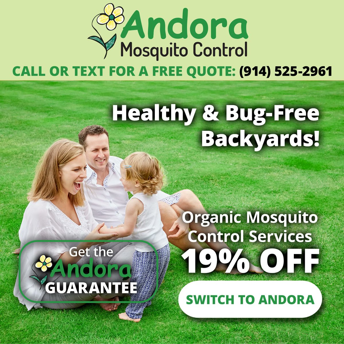 Spring is here and so are the mosquitoes! Keep your lawn healthy and bug-free with our all-natural organic mosquito control. Say goodbye to harsh chemicals and hello to a safe and beautiful lawn. #OrganicMosquitoControl #HealthyLawn