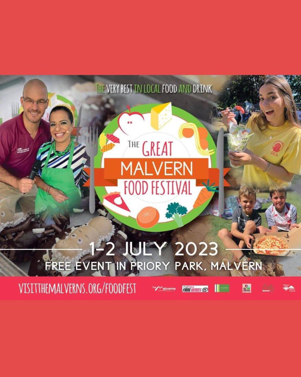 Right, please put 1-2 July in your dairies foodies &amp; Malvern-ites! The Great Malvern Food  Festival is back! 

I am at the demo stage on 1 July, hosted by <a href="/theandrewe/">Andrew Easton</a> where I shall be cooking an Indian dish &amp; looking forward to seeing YOU! 
#WorcestershireHour #malvernhillshour