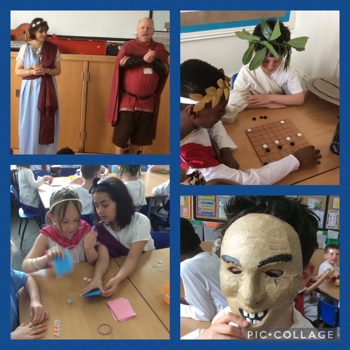 Greek Day
A fun-filled day learning about the city states of Athens and Sparta, dressing up, playing games, making clay coins and taking part in a theatrical production. At the end of the day we had to decide whether we would rather be Athenians or Spartans - we were split 50/50
