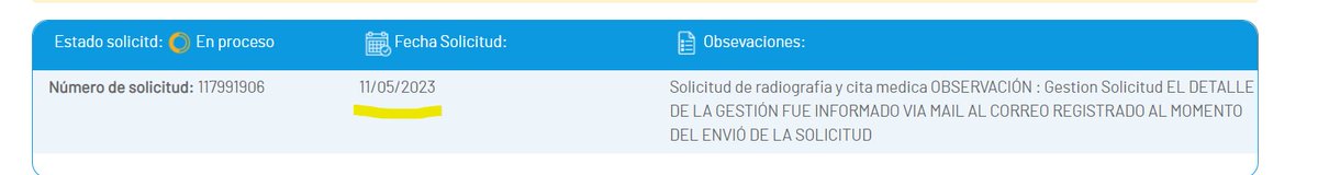 hp81's tweet photo. @epssura Buenas tardes, desde el 11 que subí esta solicito para realizarme una radiografía y cita Medica aun no tengo respuesta de ustedes. https://t.co/nC1RccJhPy