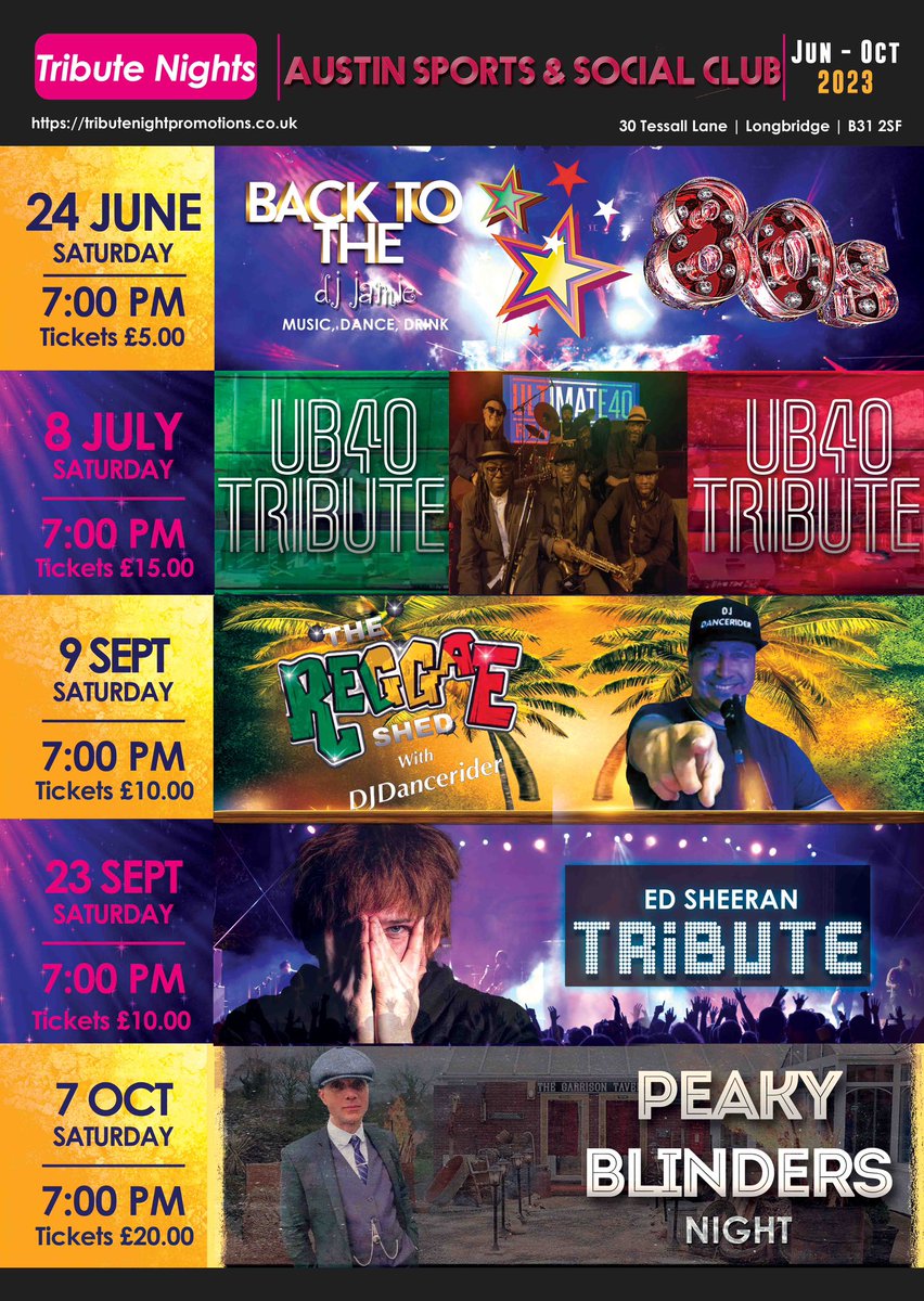 Tribute Night Promotions (@tributenights1) on Twitter photo 