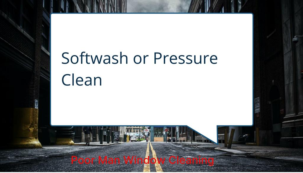 The process of soft washing for organic growth removal involves applying the cleaning solution to the surface and allowing it to sit for a period of time.

Read the full article: Softwash or Pressure Clean
▸ bit.ly/3MyG1rg

#localbusiness #luxuryservice