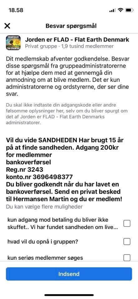 fcandersen's tweet image. Øhm….
Spændende gruppenavnshistorik denne “fladjords” gruppe har…
Og så skal du betale 200 bobs for at kende sandheden…
#fnis #jordenerrundOGdrejer