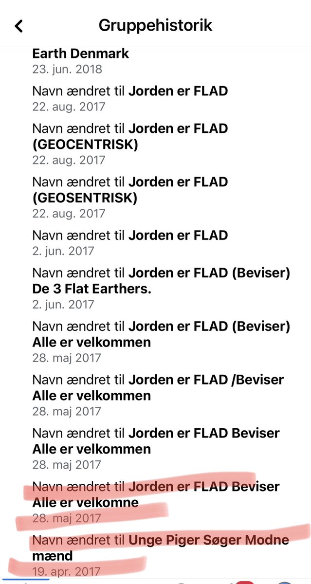 fcandersen's tweet image. Øhm….
Spændende gruppenavnshistorik denne “fladjords” gruppe har…
Og så skal du betale 200 bobs for at kende sandheden…
#fnis #jordenerrundOGdrejer