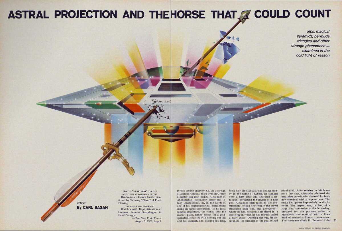 Mark Thomas on Twitter "Carl Sagan presents Astral Projection And The