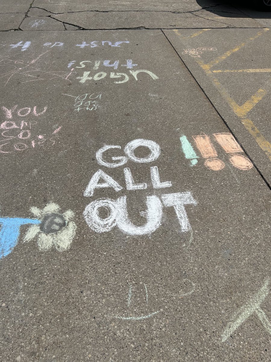 Love seeing the words of encouragement ARMSTRONG kids shared today for the Eagle Marathon run on Thursday.