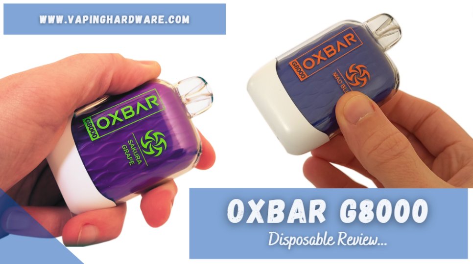 OXBAR G8000 Disposable Review | A Massive 16ml of E-Juice &amp; 8000 Puffs!

vapinghardware.com/oxbar-g8000-re…

#vapenation #vapedaily #vapeon #vapefam #vapefamilyuk #vapelife #vapelyfe #keeponvaping #vapegroup #vapeonlythebest #vapereview #vapingreview #disposablevape #disposables