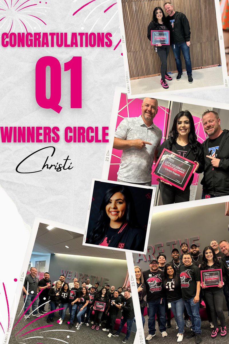 Congratulations to this amazing #MetroFlex leader! Congratulations @Christi_DFWS on winning Q1 Winner Circle!!!