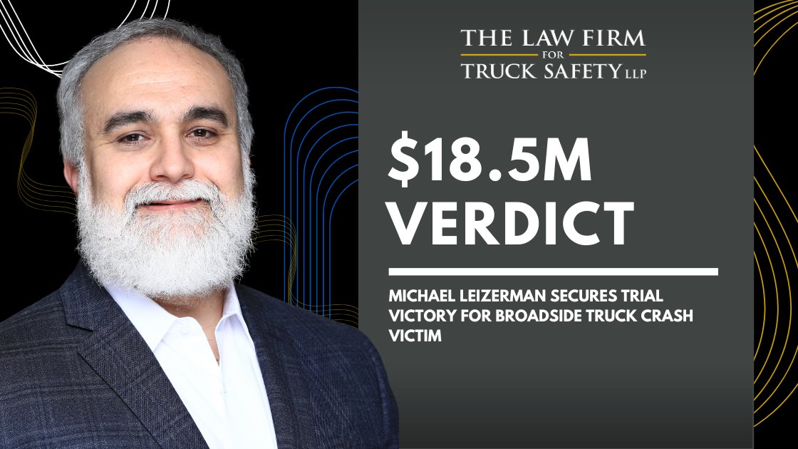 BREAKING NEWS: The Law Firm for Truck Safety secures an impressive $18.5M verdict for an Ohio man tragically killed in a broadside truck accident. 

Read the full story here: okt.to/3W5jBI

#TruckAccident #JusticeServed #truckcrashattorney #wrongfuldeath #trialvictory