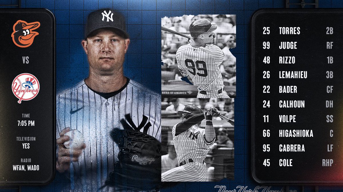 Yankees's tweet photo. Cole 🚂 stops at 161 St. #RepBX https://t.co/IapFPSRzAQ