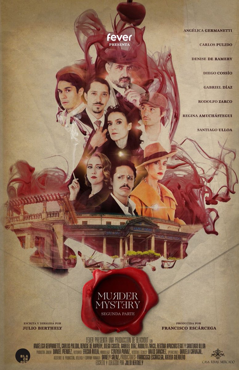 No es solo una obra de teatro. Es una experiencia detectivesca en la histórica casa  Rivas Mercado.

Boletos y toda la información:
feverup.com/m/128461?event…

Si están en la CDMX, ¡no se la pierdan!